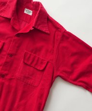画像3: 50's Paddle & Saddle COTTON CORDUROY LOOP COLLAR BOX SHIRT (3)