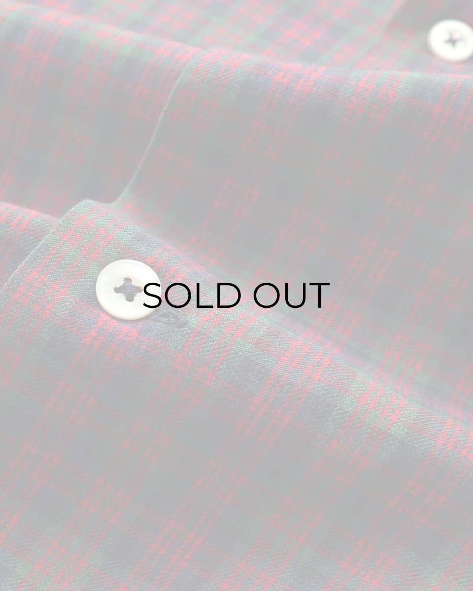 画像8: 50's F.R. TRIPLER & CO. COTTON CHECK LOOP COLLAR BOX SHIRT (8)