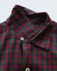 画像6: 50's F.R. TRIPLER & CO. COTTON CHECK LOOP COLLAR BOX SHIRT (6)