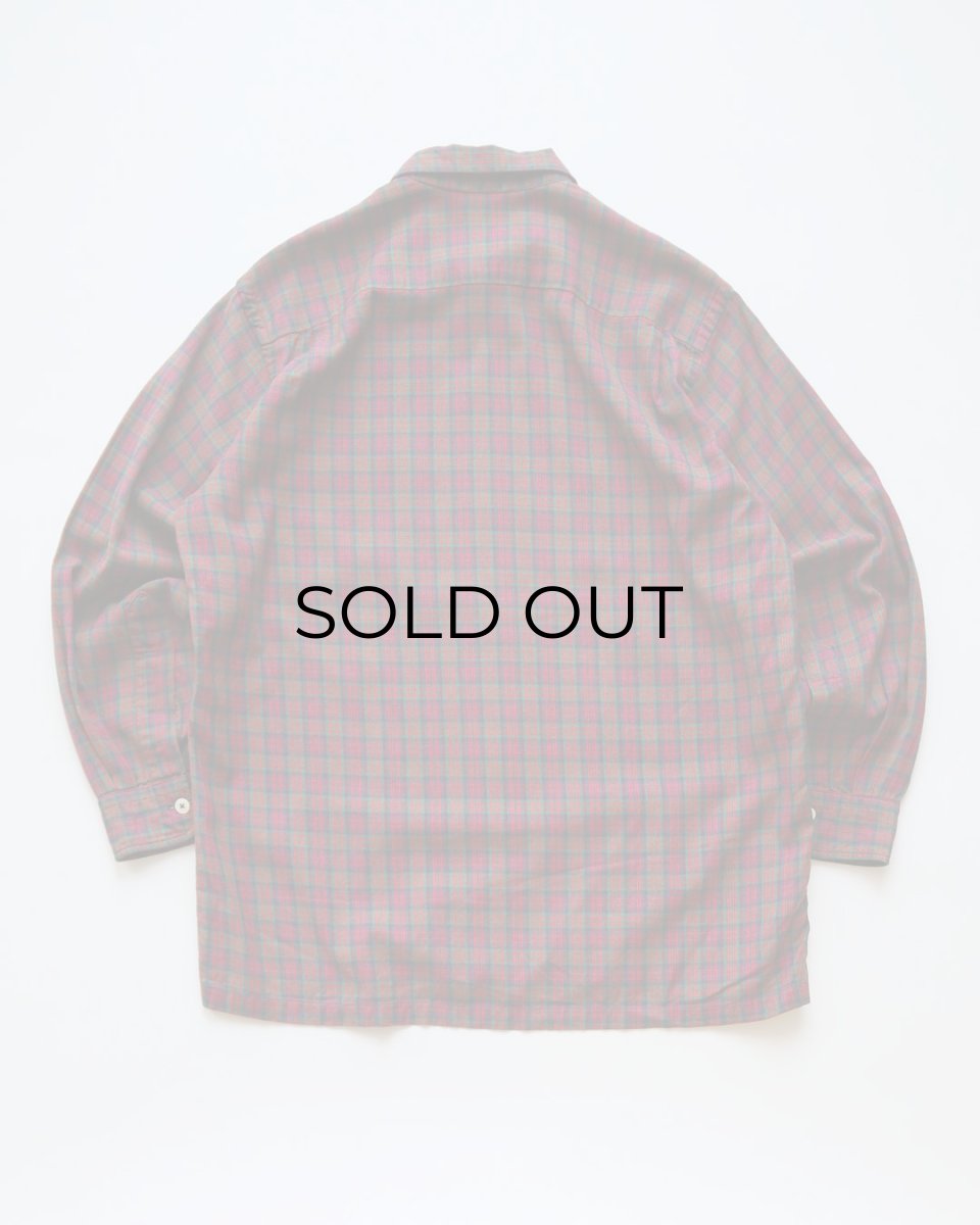 画像2: 50's F.R. TRIPLER & CO. COTTON CHECK LOOP COLLAR BOX SHIRT (2)