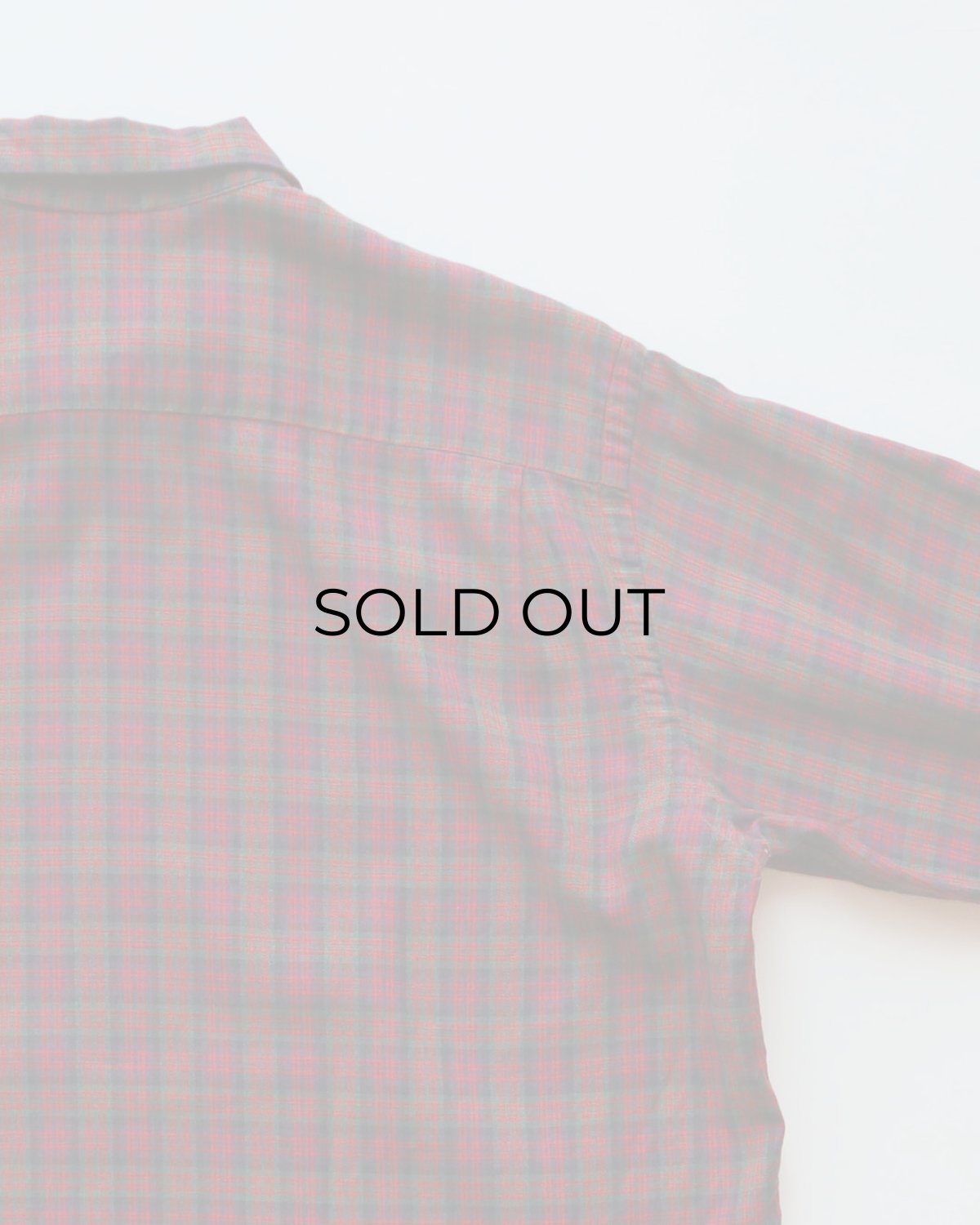 画像5: 50's F.R. TRIPLER & CO. COTTON CHECK LOOP COLLAR BOX SHIRT (5)