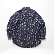 画像2: 90's CHAPS RALPH LAUREN COTTON ALL OVER PATTERN B/D SHIRT (2)