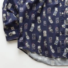 画像4: 90's CHAPS RALPH LAUREN COTTON ALL OVER PATTERN B/D SHIRT (4)