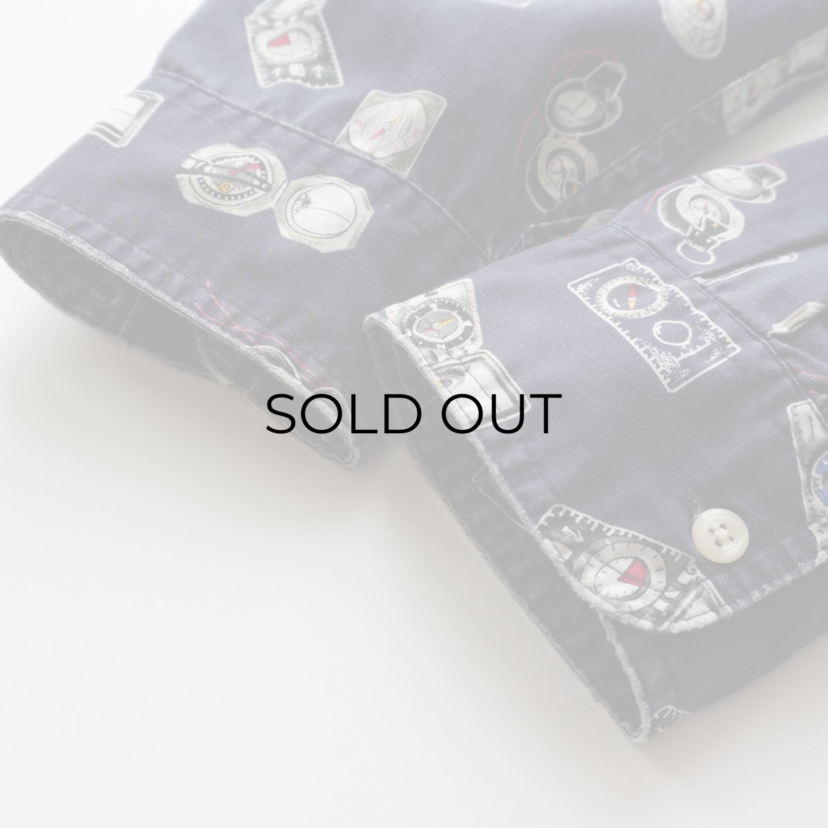 画像9: 90's CHAPS RALPH LAUREN COTTON ALL OVER PATTERN B/D SHIRT (9)