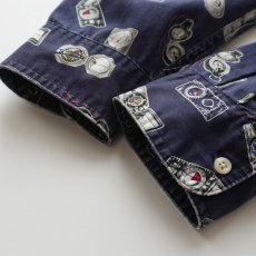 画像9: 90's CHAPS RALPH LAUREN COTTON ALL OVER PATTERN B/D SHIRT (9)