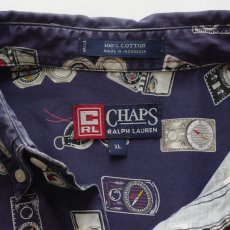 画像6: 90's CHAPS RALPH LAUREN COTTON ALL OVER PATTERN B/D SHIRT (6)