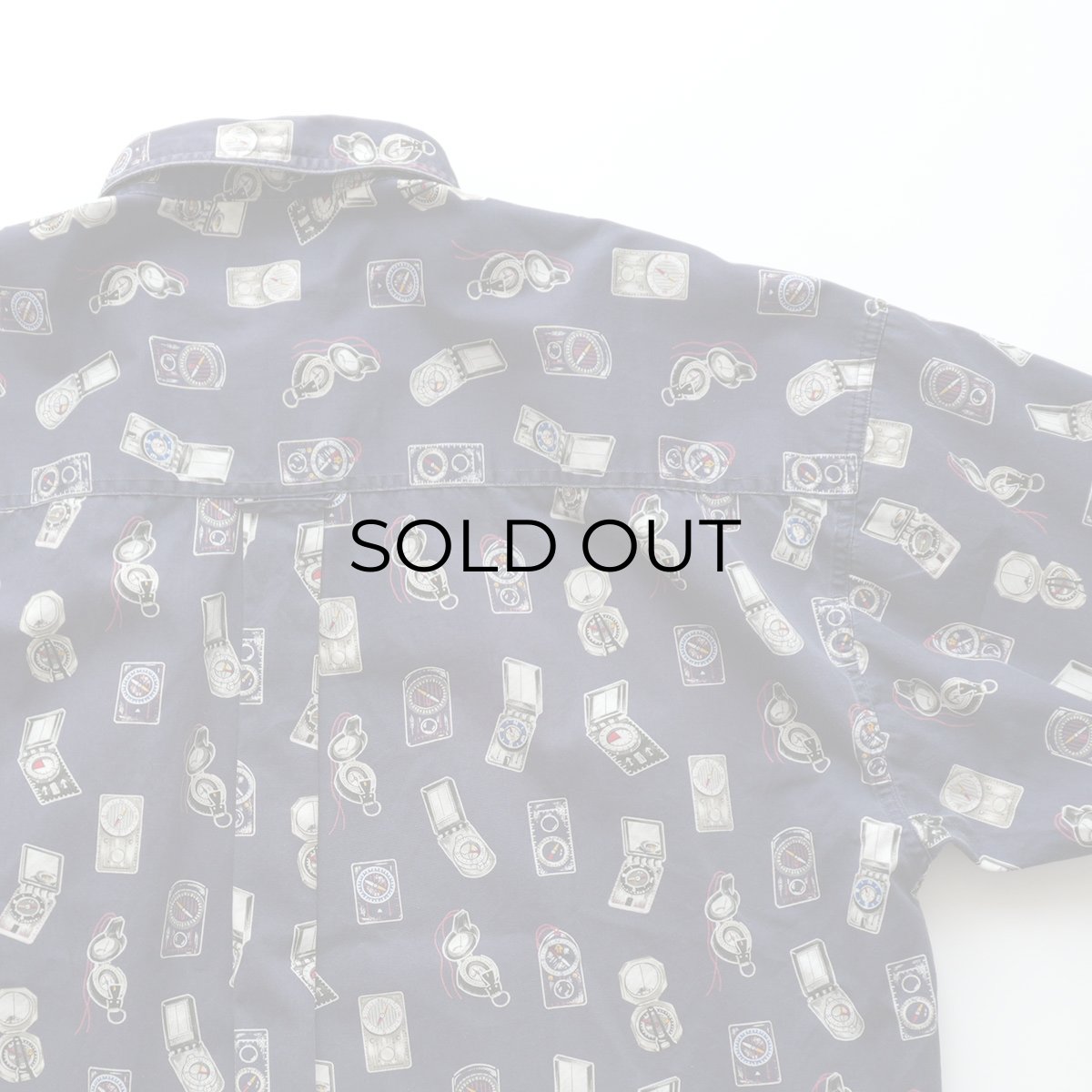 画像5: 90's CHAPS RALPH LAUREN COTTON ALL OVER PATTERN B/D SHIRT (5)