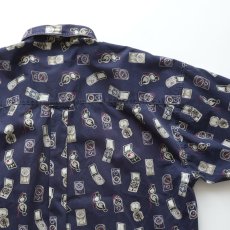 画像5: 90's CHAPS RALPH LAUREN COTTON ALL OVER PATTERN B/D SHIRT (5)
