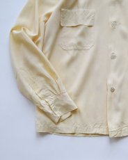 画像4: 〜50's UNKNOWN BRAND RAYON LOOP COLLAR BOX SHIRT (4)