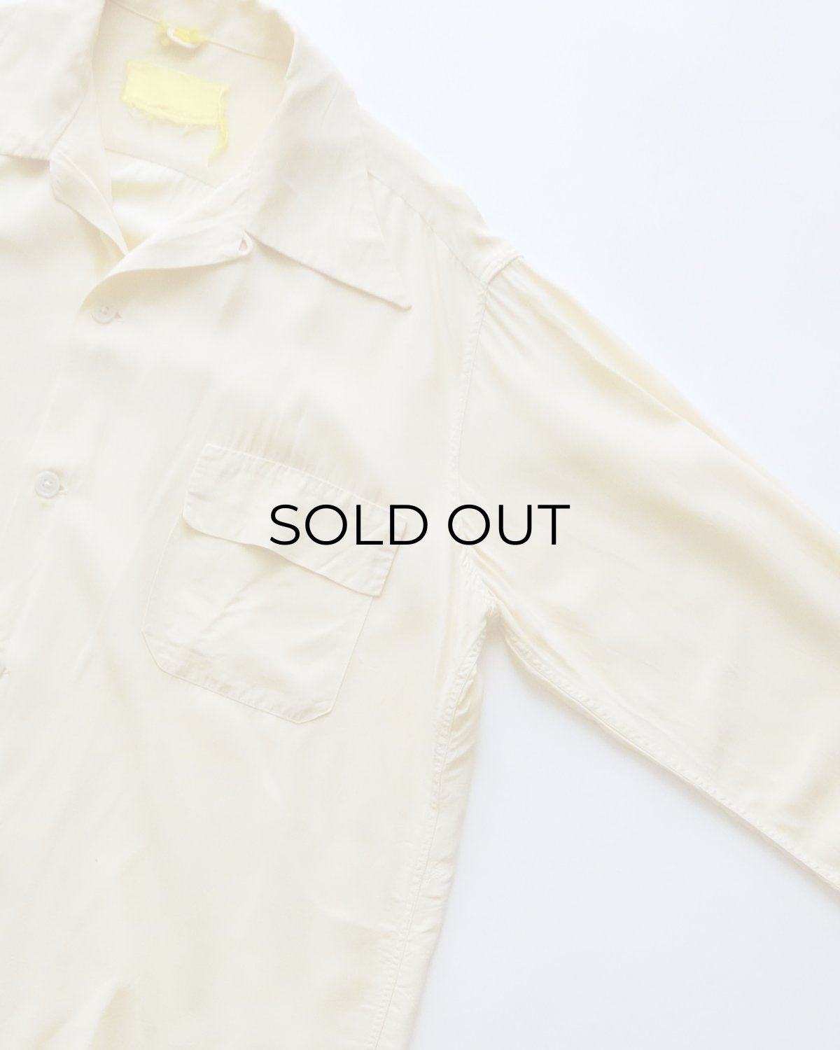 画像3: 〜50's UNKNOWN BRAND RAYON LOOP COLLAR BOX SHIRT (3)