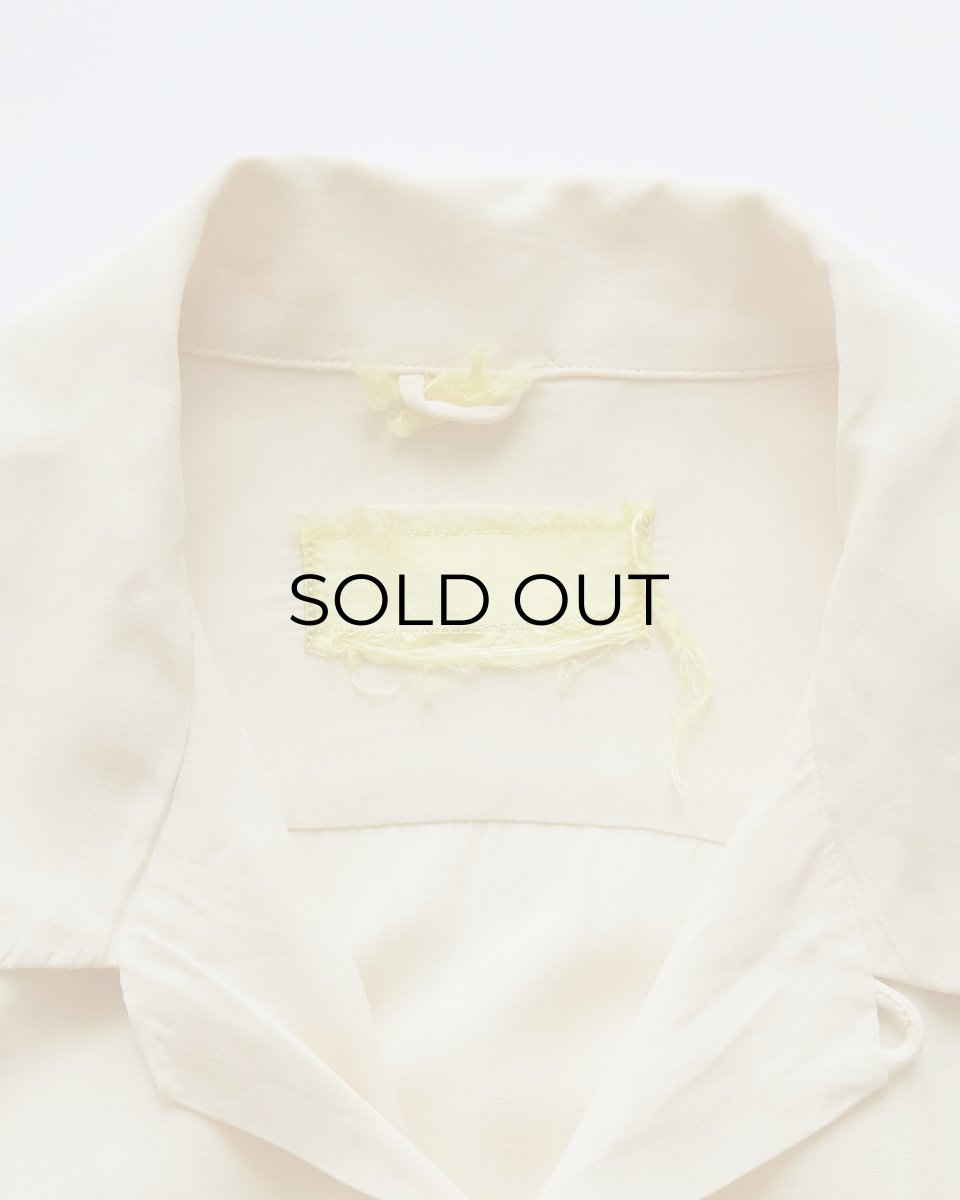 画像6: 〜50's UNKNOWN BRAND RAYON LOOP COLLAR BOX SHIRT (6)