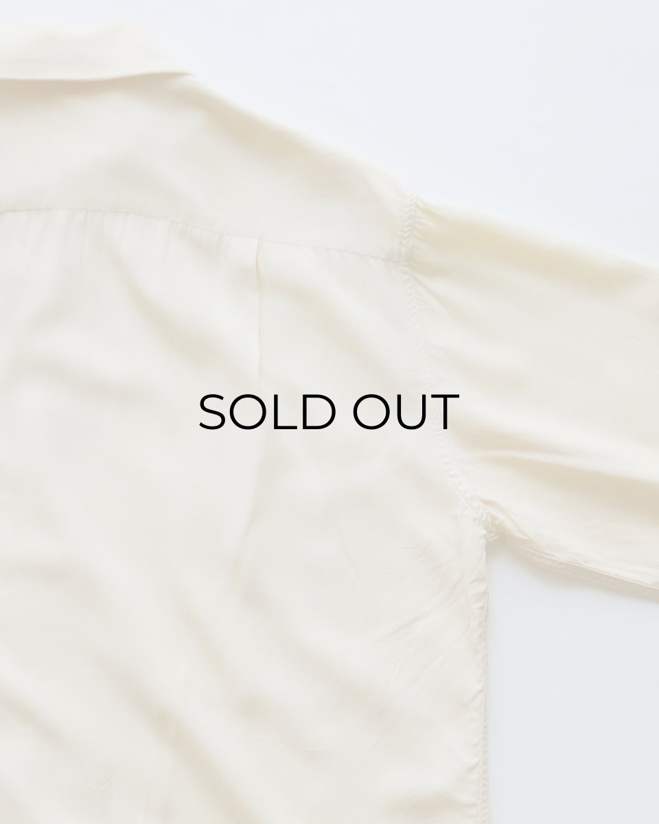 画像5: 〜50's UNKNOWN BRAND RAYON LOOP COLLAR BOX SHIRT (5)