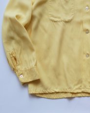 画像4: 〜60's TOWNCRAFT RAYON GABARDINE BACK EMBROIDERED LOOP COLLAR BOX SHIRT "BAGDAD TEMPLE Clowns" (4)