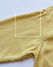 画像10: 〜60's TOWNCRAFT RAYON GABARDINE BACK EMBROIDERED LOOP COLLAR BOX SHIRT "BAGDAD TEMPLE Clowns" (10)