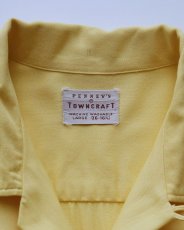 画像6: 〜60's TOWNCRAFT RAYON GABARDINE BACK EMBROIDERED LOOP COLLAR BOX SHIRT "BAGDAD TEMPLE Clowns" (6)