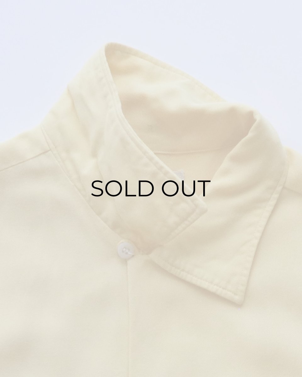 画像7: 〜60's TOWNCRAFT RAYON GABARDINE BACK EMBROIDERED LOOP COLLAR BOX SHIRT "BAGDAD TEMPLE Clowns" (7)