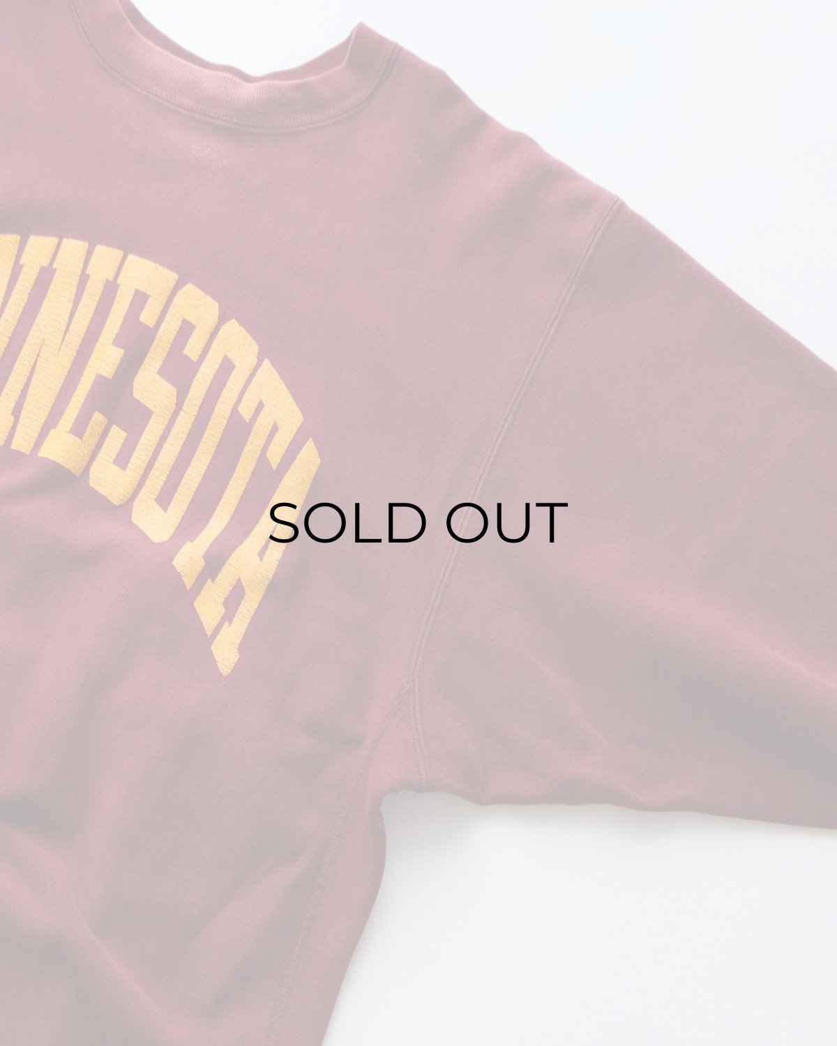 画像3: 80's Champion "REVERSE WEAVE" PRINT CREW NECK SWEAT "MINNESOTA" "MADE IN USA" (3)