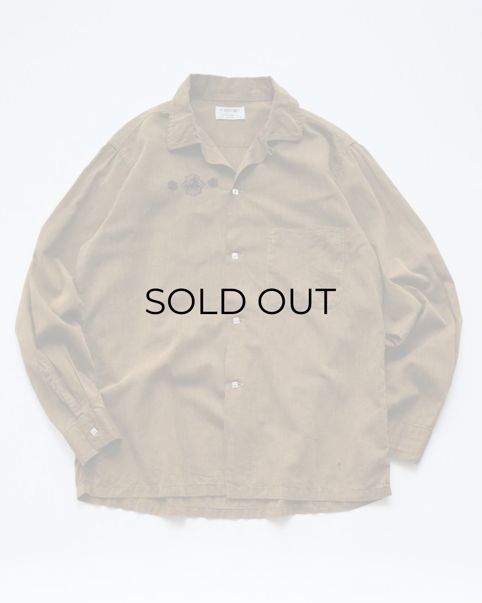 画像1: 60's ARROW COTTON LOOP COLLAR BOX SHIRT (1)