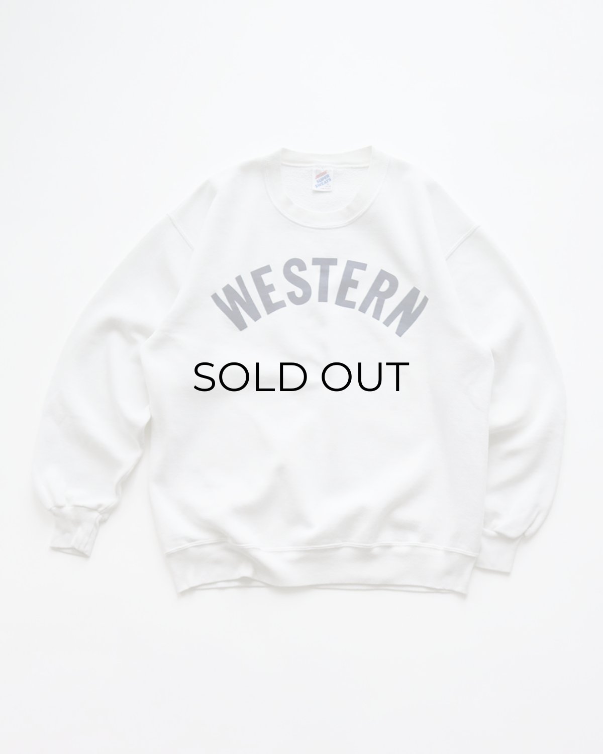 画像1: 〜90's JERZEES "SUPER SWEATS" PRINT CREW NECK SWEAT "WESTERN" "MADE IN USA" (1)