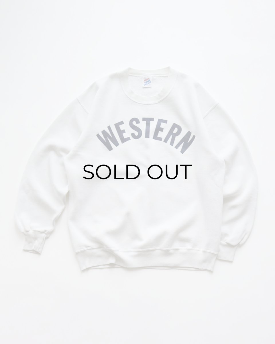 画像1: 〜90's JERZEES "SUPER SWEATS" PRINT CREW NECK SWEAT "WESTERN" "MADE IN USA" (1)