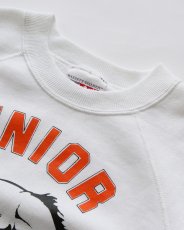 画像5: 80's BASSETT-WALKER PRINT CREW NECK SWEAT "SENIOR" "MADE IN USA" (5)