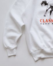 画像4: 80's BASSETT-WALKER PRINT CREW NECK SWEAT "SENIOR" "MADE IN USA" (4)