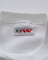 画像7: 80's BASSETT-WALKER PRINT CREW NECK SWEAT "SENIOR" "MADE IN USA" (7)