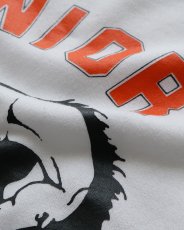 画像8: 80's BASSETT-WALKER PRINT CREW NECK SWEAT "SENIOR" "MADE IN USA" (8)