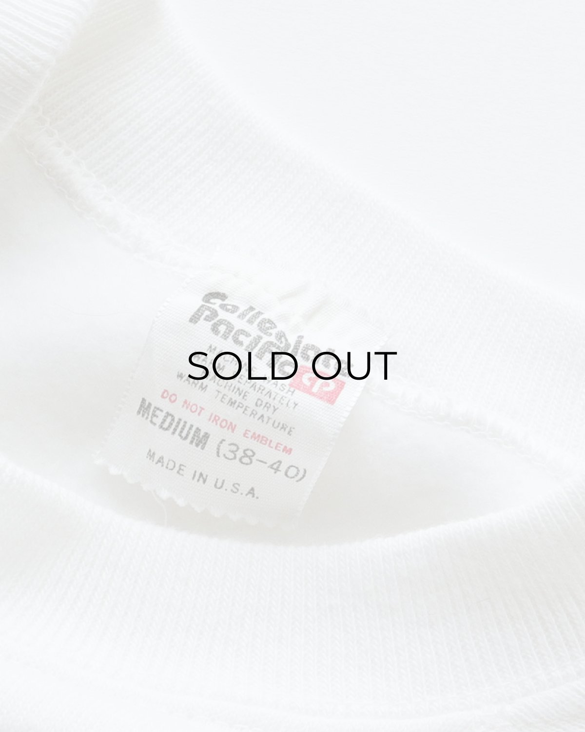 画像6: 70's Collegiate Pacific FLOCK PRINT S/S CREW NECK SWEAT "TEXAS AGGIES" "MADE IN USA" (6)