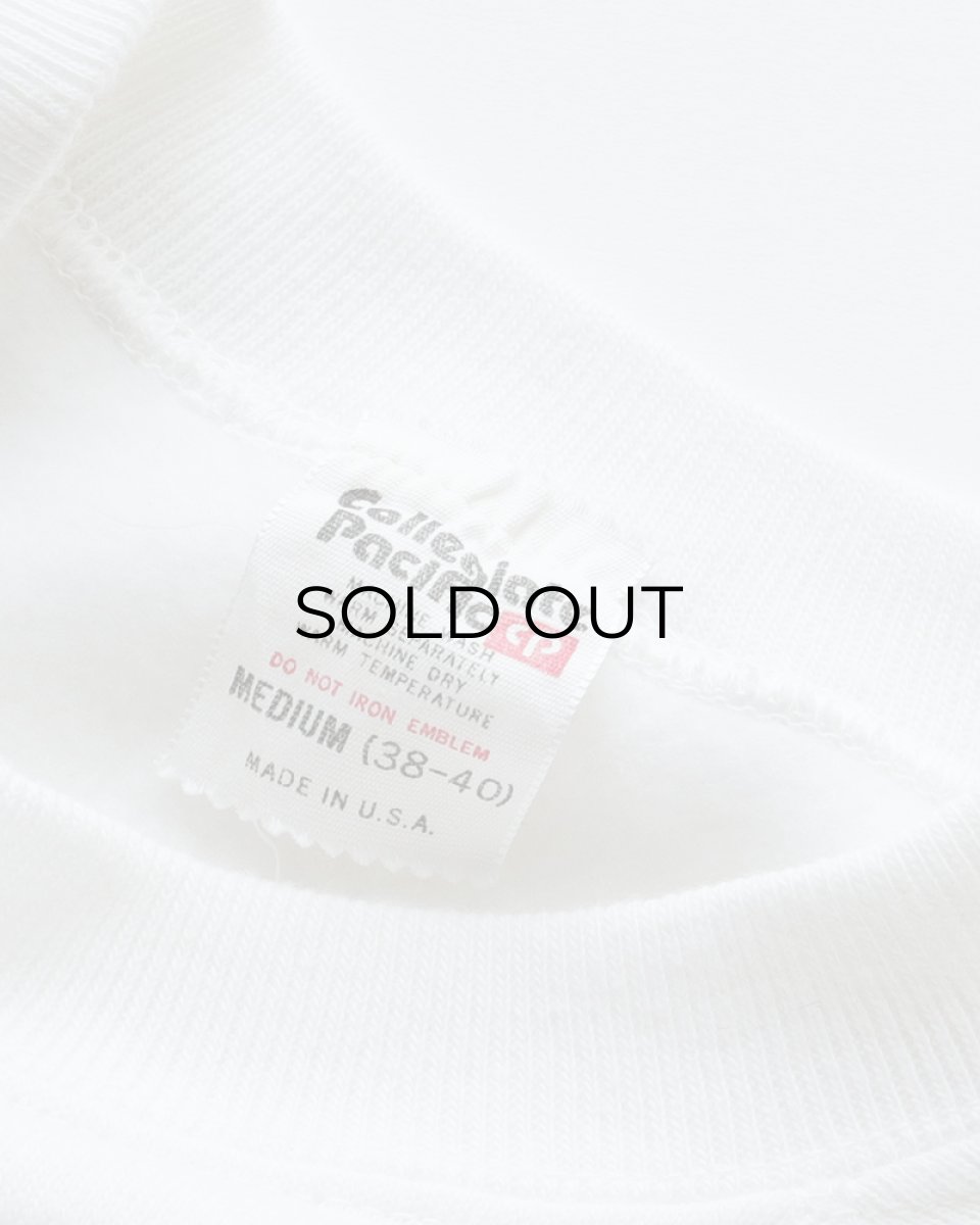 画像6: 70's Collegiate Pacific FLOCK PRINT S/S CREW NECK SWEAT "TEXAS AGGIES" "MADE IN USA" (6)