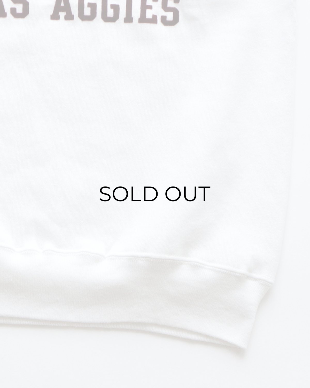 画像4: 70's Collegiate Pacific FLOCK PRINT S/S CREW NECK SWEAT "TEXAS AGGIES" "MADE IN USA" (4)