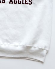 画像4: 70's Collegiate Pacific FLOCK PRINT S/S CREW NECK SWEAT "TEXAS AGGIES" "MADE IN USA" (4)