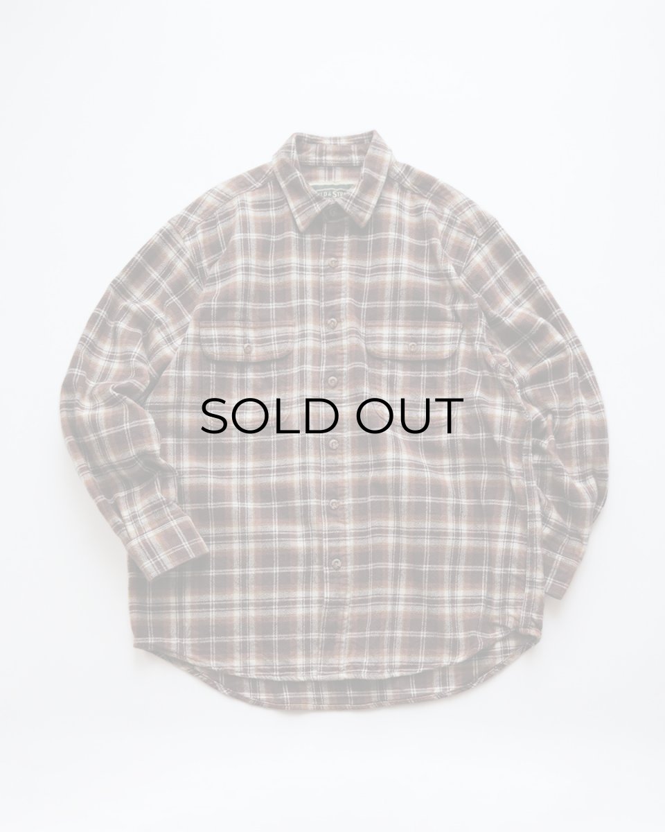 画像1: FIELD & STREAM COTTON CHECK HEAVY FLANNEL SHIRT 【L】 (1)