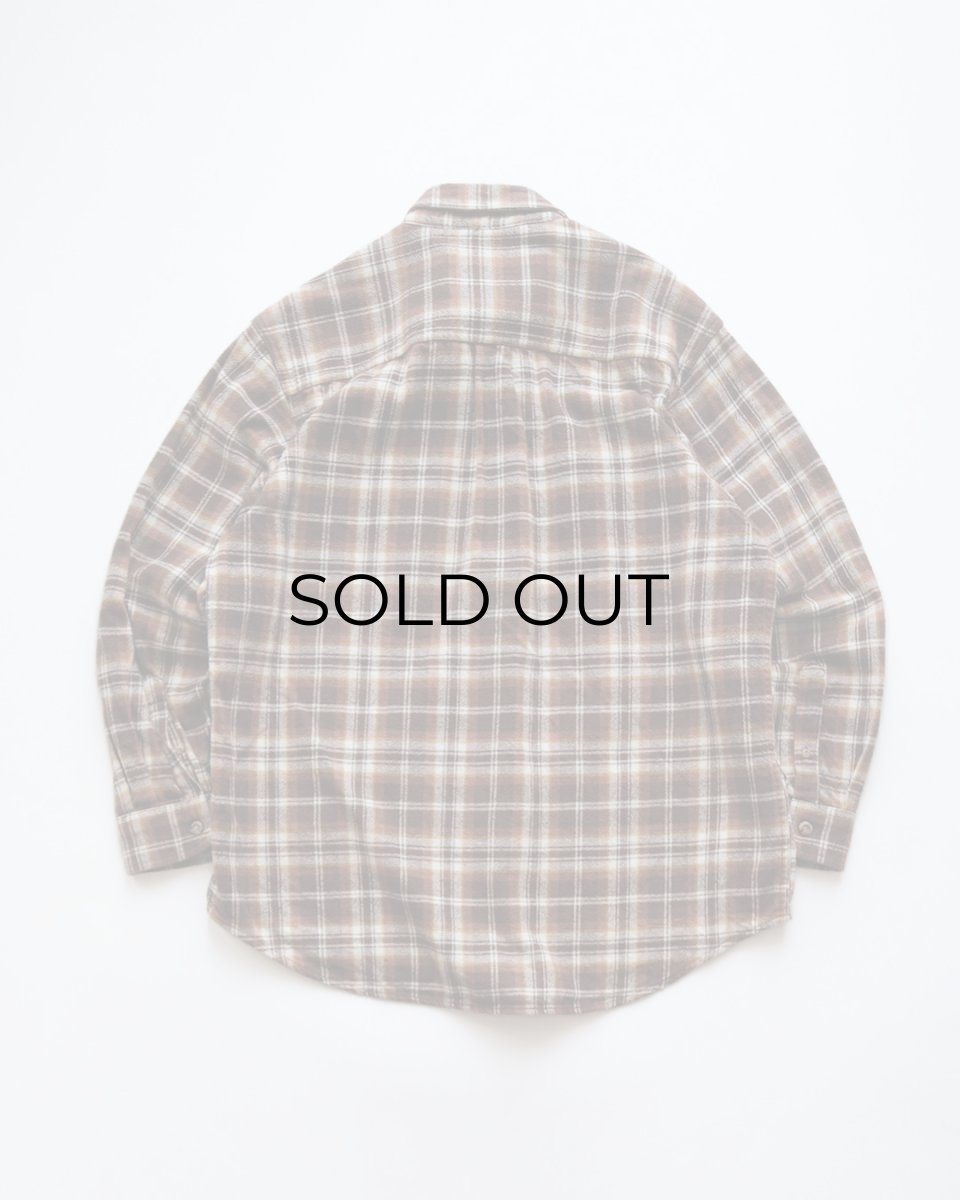 画像2: FIELD & STREAM COTTON CHECK HEAVY FLANNEL SHIRT 【L】 (2)