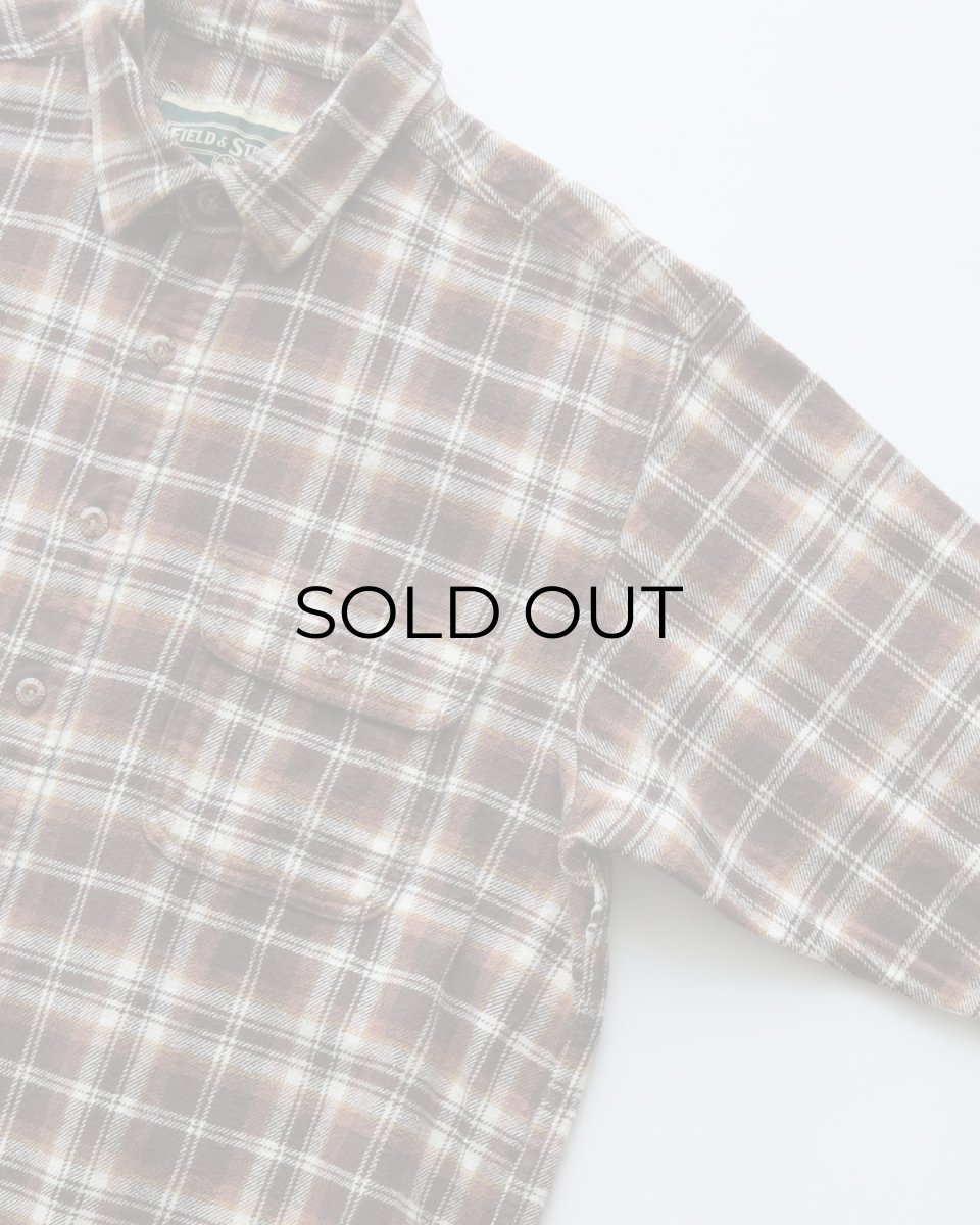 画像3: FIELD & STREAM COTTON CHECK HEAVY FLANNEL SHIRT 【L】 (3)