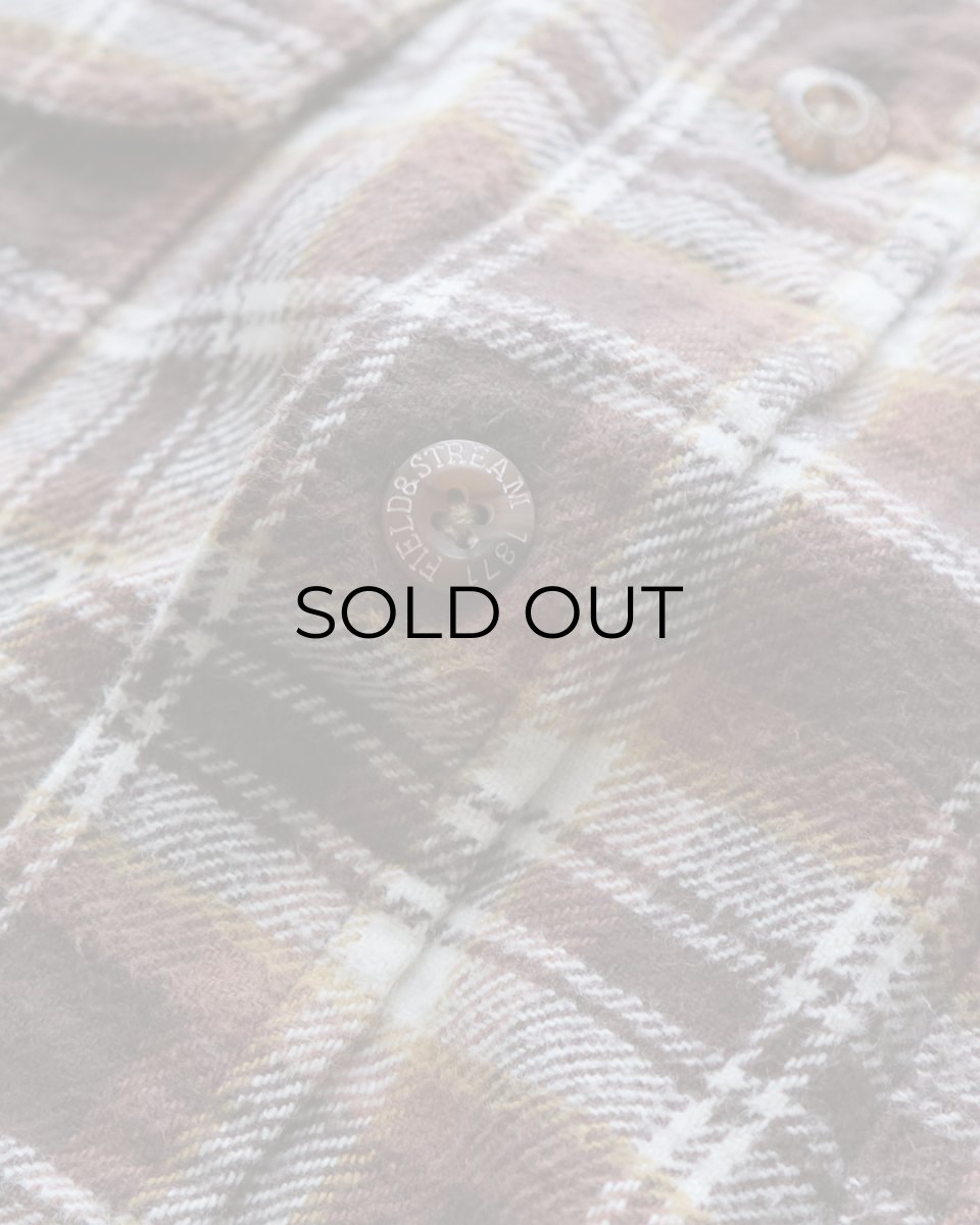 画像8: FIELD & STREAM COTTON CHECK HEAVY FLANNEL SHIRT 【L】 (8)