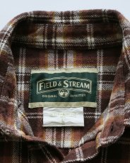 画像7: FIELD & STREAM COTTON CHECK HEAVY FLANNEL SHIRT 【L】 (7)