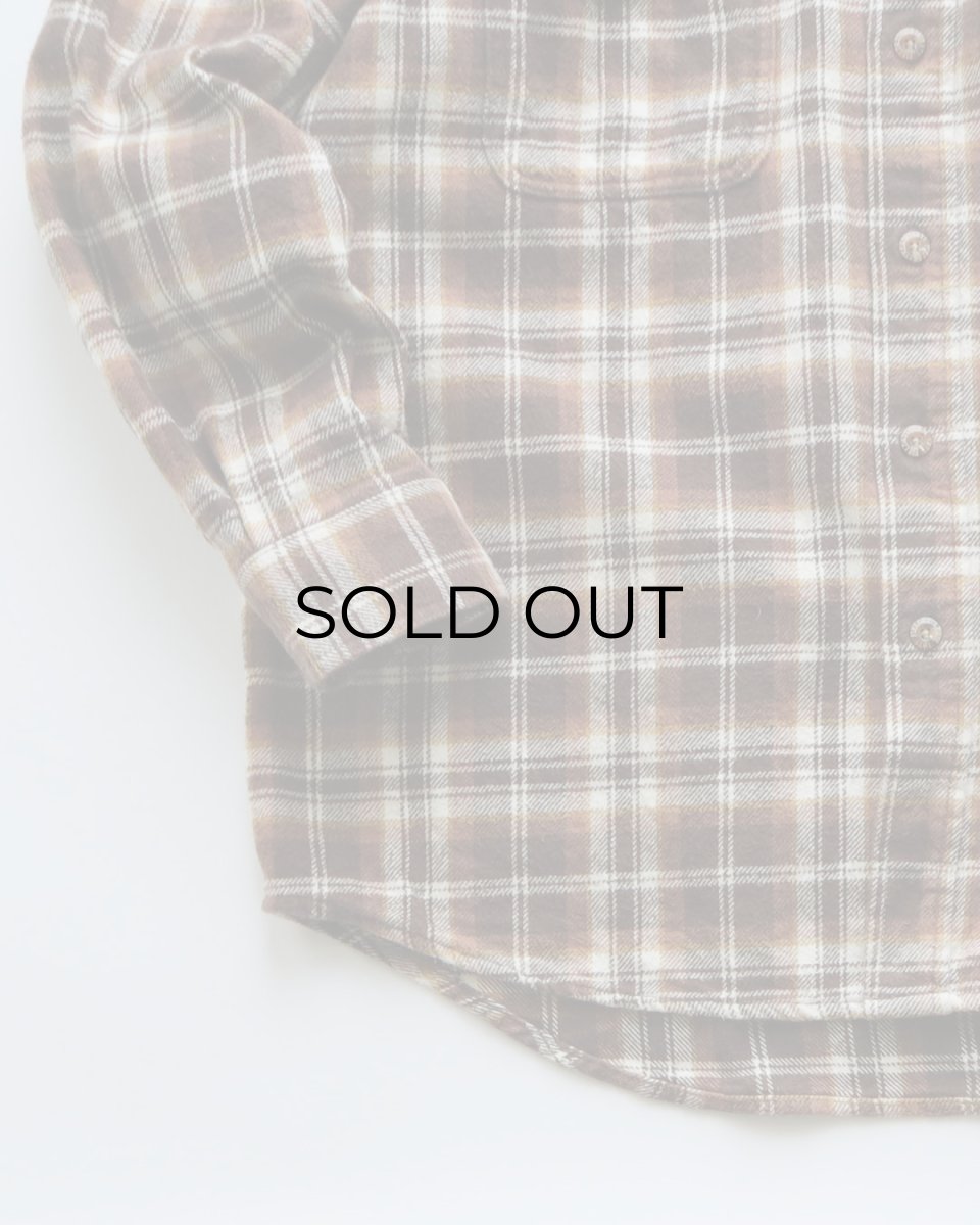画像4: FIELD & STREAM COTTON CHECK HEAVY FLANNEL SHIRT 【L】 (4)