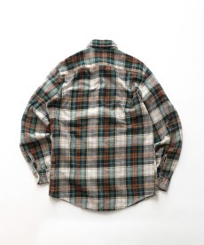 画像2: 90's Par Four COTTON CHECK FLANNEL SHIRT (2)