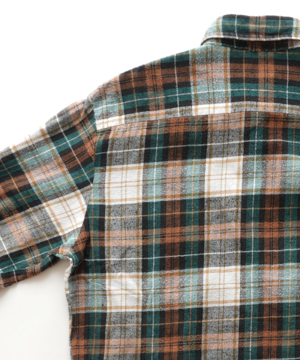 画像5: 90's Par Four COTTON CHECK FLANNEL SHIRT (5)