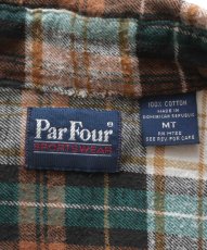 画像6: 90's Par Four COTTON CHECK FLANNEL SHIRT (6)