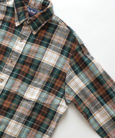 画像3: 90's Par Four COTTON CHECK FLANNEL SHIRT (3)