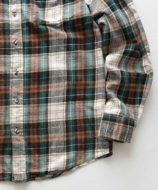 画像4: 90's Par Four COTTON CHECK FLANNEL SHIRT (4)