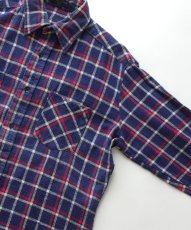 画像3: 〜90's UNKNOWN BRAND COTTON CHECK FLANNEL SHIRT (3)