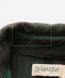 画像14: 80's ST. JOHN'S BAY COTTON BUFFALO CHECK HEAVY FLANNEL SHIRT "MADE IN USA" (14)