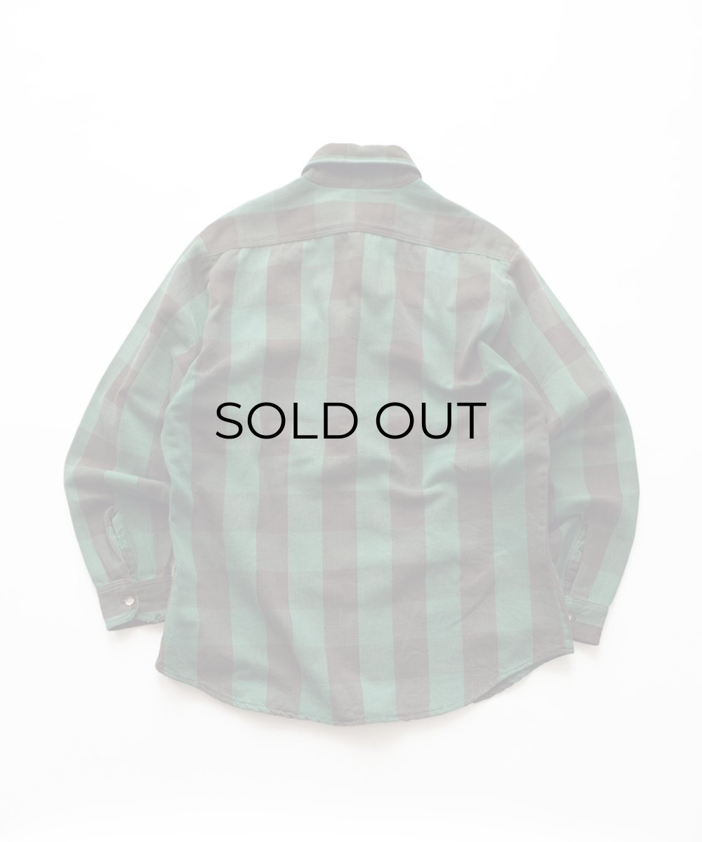 画像2: 80's ST. JOHN'S BAY COTTON BUFFALO CHECK HEAVY FLANNEL SHIRT "MADE IN USA" (2)