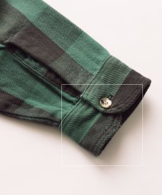 画像13: 80's ST. JOHN'S BAY COTTON BUFFALO CHECK HEAVY FLANNEL SHIRT "MADE IN USA" (13)