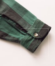 画像13: 80's ST. JOHN'S BAY COTTON BUFFALO CHECK HEAVY FLANNEL SHIRT "MADE IN USA" (13)