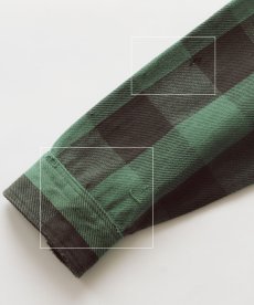 画像11: 80's ST. JOHN'S BAY COTTON BUFFALO CHECK HEAVY FLANNEL SHIRT "MADE IN USA" (11)