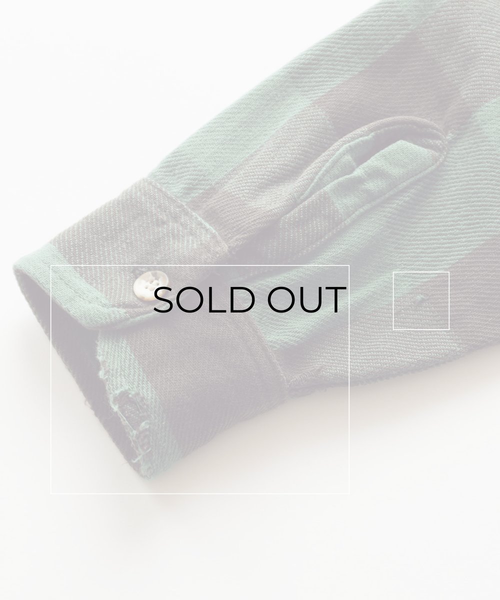 画像12: 80's ST. JOHN'S BAY COTTON BUFFALO CHECK HEAVY FLANNEL SHIRT "MADE IN USA" (12)